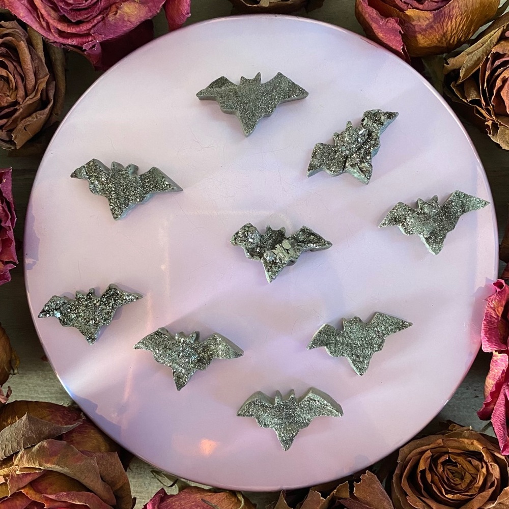 ✨ Titanium Chalcedony Bat 🦇
